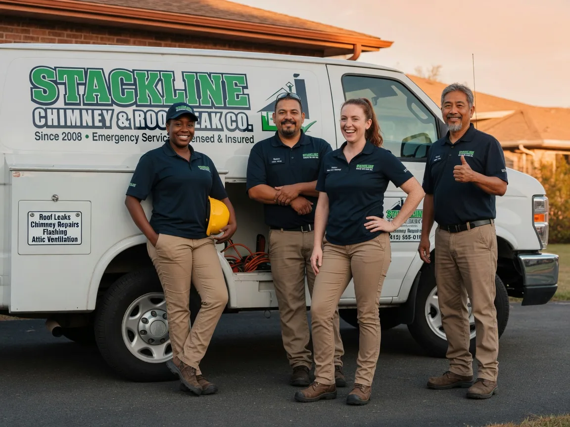 Chimney flashing repair company in Branchville, VA
